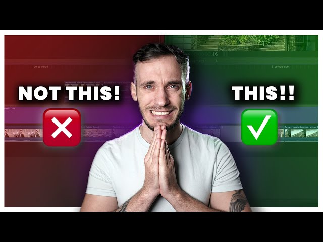 EDITING MISTAKES 71% of YouTubers make & how to fix them