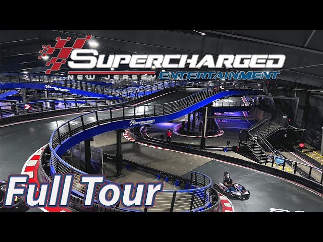 Supercharged, World's Largest Indoor Go-Karts (Edison, NJ) | Full Tour