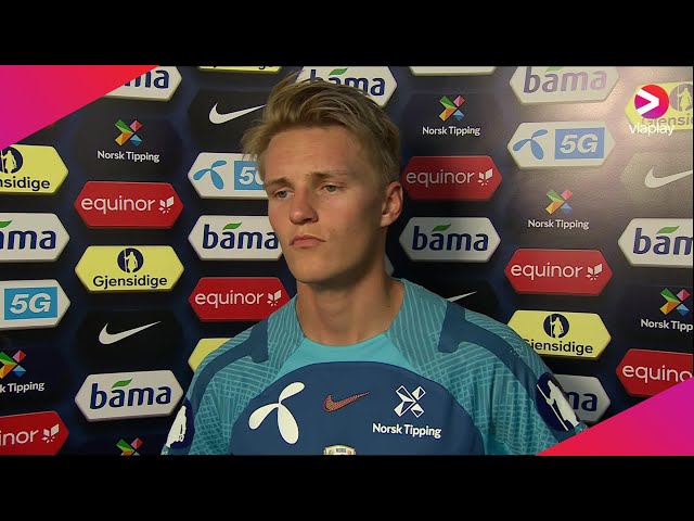 Norway's Martin Ødegaard gives his verdict on loss to Scotland