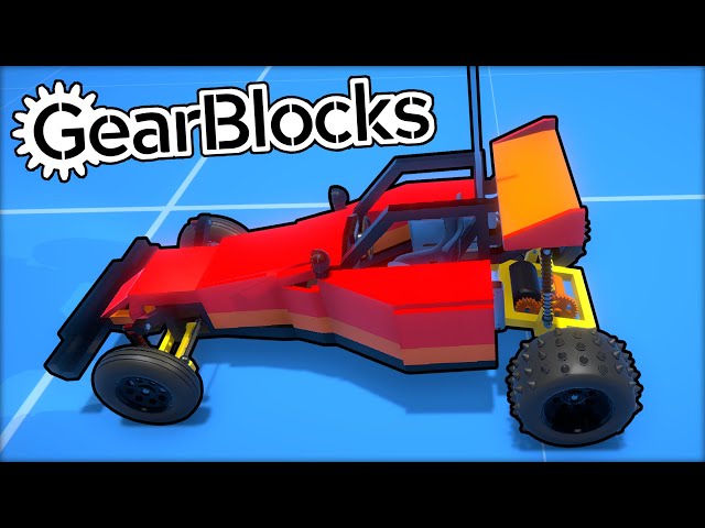 Building a Mechanical Dune Buggy With Suspension and a Differential in GearBlocks!