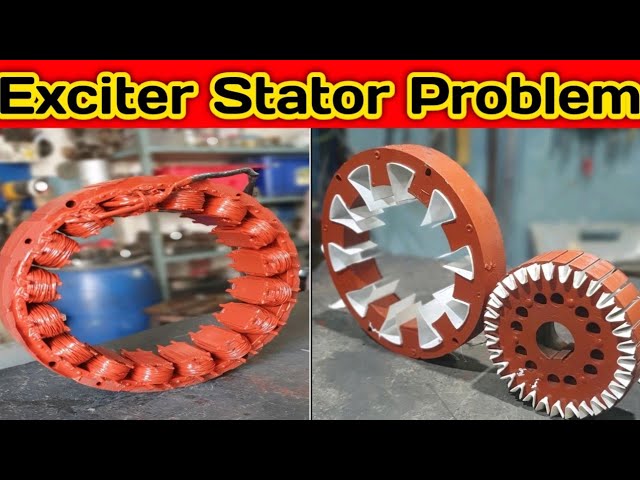 Exciter stator insulation melt | 3 phase Generator Alternators
