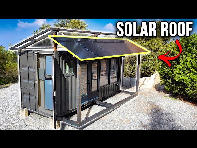 Adding a Solar Roof to our OFF-GRID Container Home