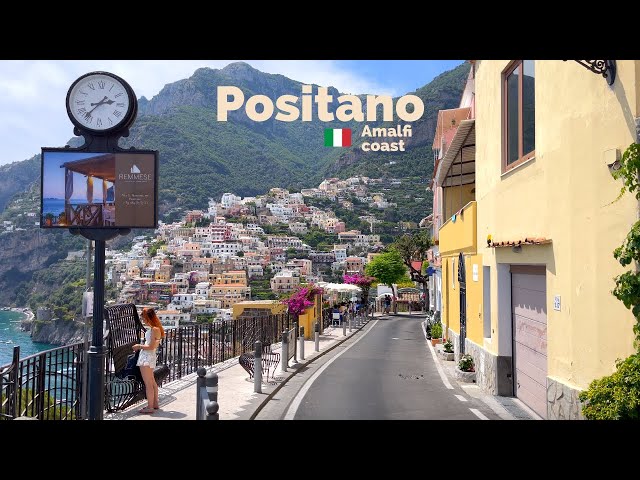 Positano, Italy 🇮🇹 - Amalfi Coast - 4K-HDR Walking Tour (▶107min)