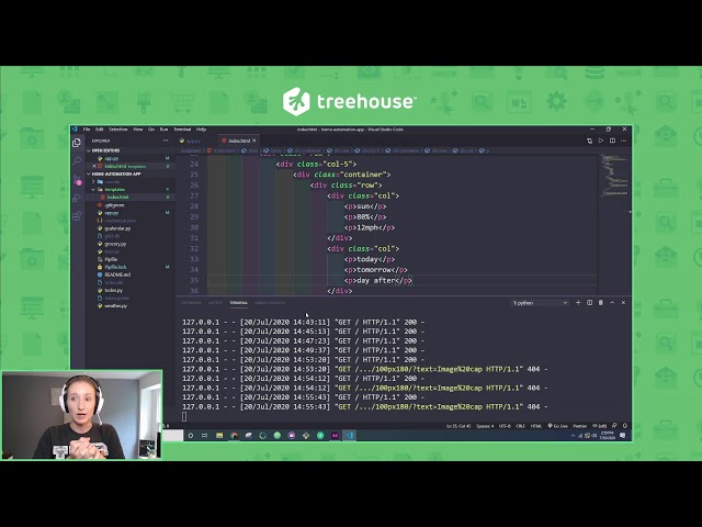 Building a Home Automation App: SQLite, Flask, and HTML + Boostrap CSS with Megan Amendola