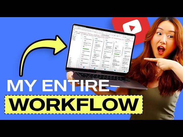My ENTIRE Youtube Workflow from A-Z! (Planning, Filming, Uploading and more!)