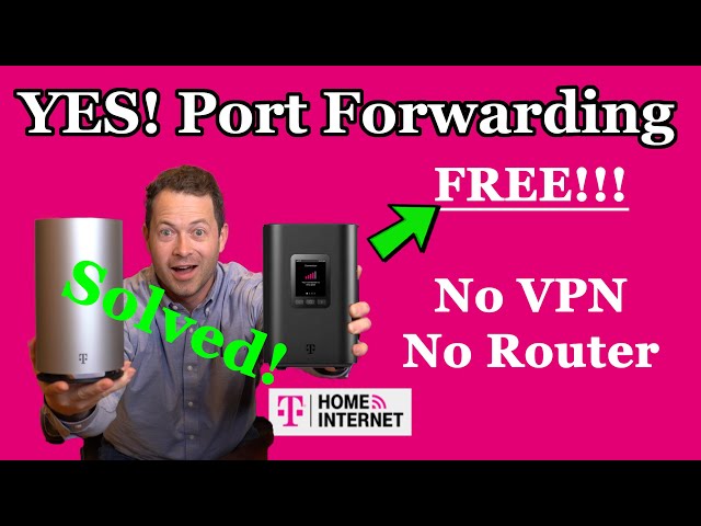 ✅ SOLVED!!!! Free Way To Port Forward On CGNAT ISP Like T-Mobile Home Internet - No VPN or Router!