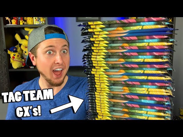 TAG TEAM GX POKEMON CARDS inside this TEAM UP BOOSTER BOX OPENING!