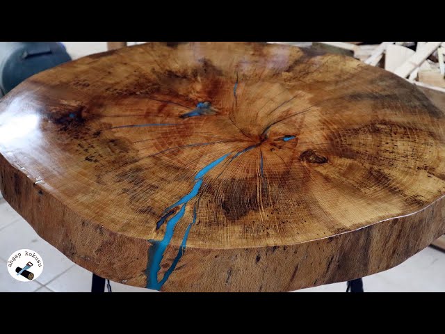 Epoxy Table/ How To Fill Voids in Wood