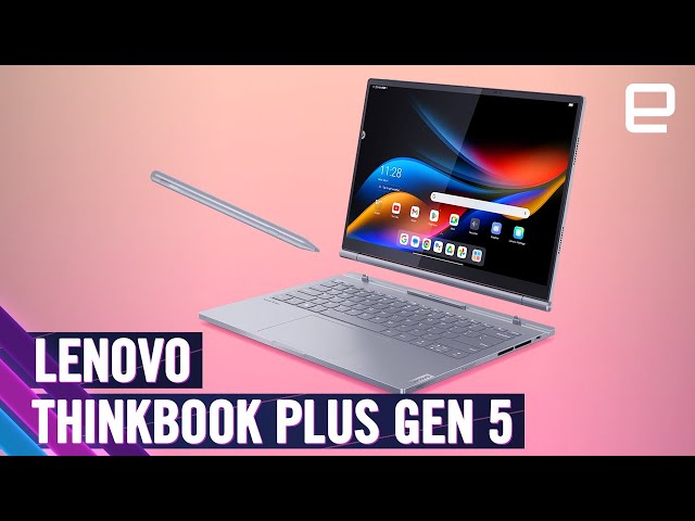 Lenovo Thinkbook Plus Gen 5 Hybrid hands-on at CES 2024