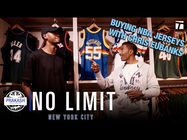 Chris Eubanks Goes Shopping with Prakash at the NBA Store | NO LIMIT NYC