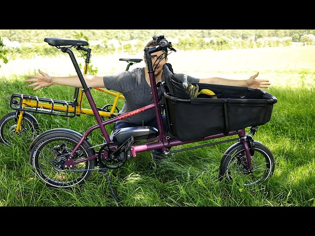 The tiniest cargobike? The Yoonit can carry BIG loads!