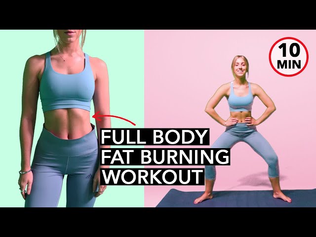 10 Minute Full Body FAT BURNING Workout at Home (NO EQUIPMENT!)
