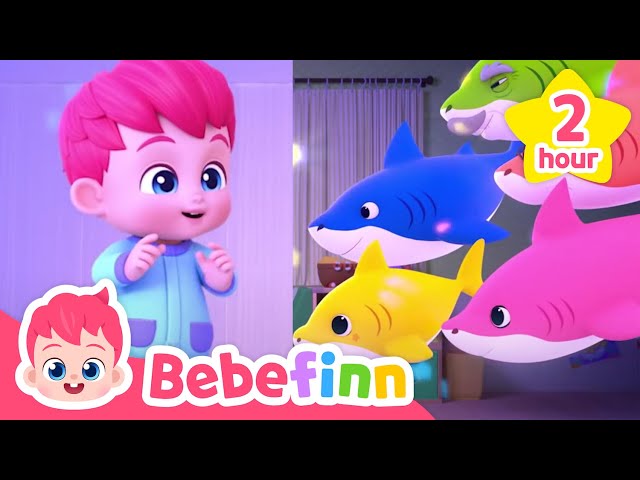 Baby Shark Doo Doo Doo and more | Bebefinn Best Nursery Rhyme Compilation for Kids