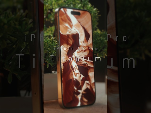 The Power Of Titanium #iphone15pro #iphone15promax #titanium #new #asthetic #design