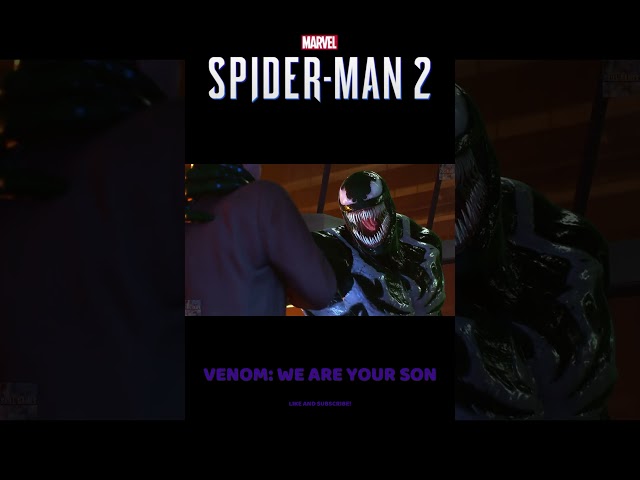 VENOM WE ARE YOUR SON #spiderman2 #venomvsspiderman #villain #wearevenom #ps5