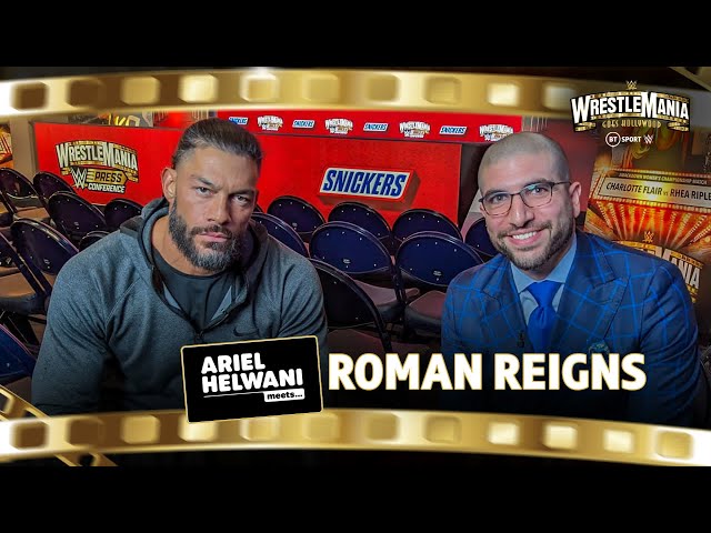 Ariel Helwani Meets: Roman Reigns ☝️ Rare Tribal Chief Sit Down Ahead of Cody Rhodes at WrestleMania
