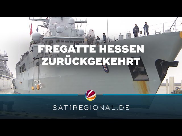 Nach EU-Mission im Roten Meer: Fregatte Hessen zurück im Heimathafen Wilhelmshaven