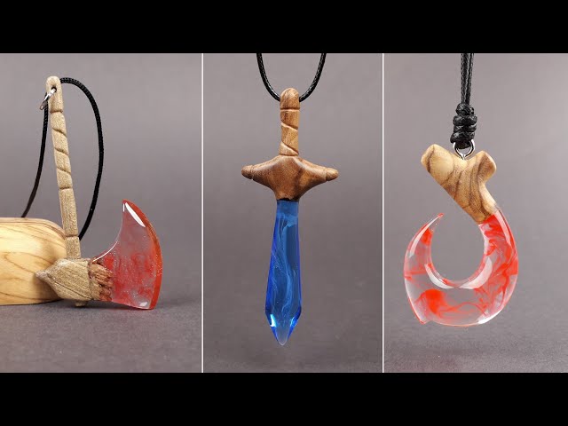 3 Amazing Epoxy Necklace Designs | Epoxy Resin DIY