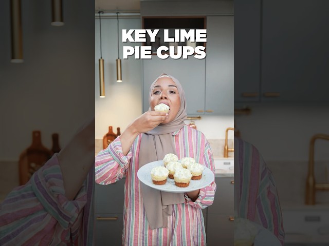 Key lime pie cups 😍 receptet hittar du i kommentarsfältet ✨#recept #shorts #keylimepie