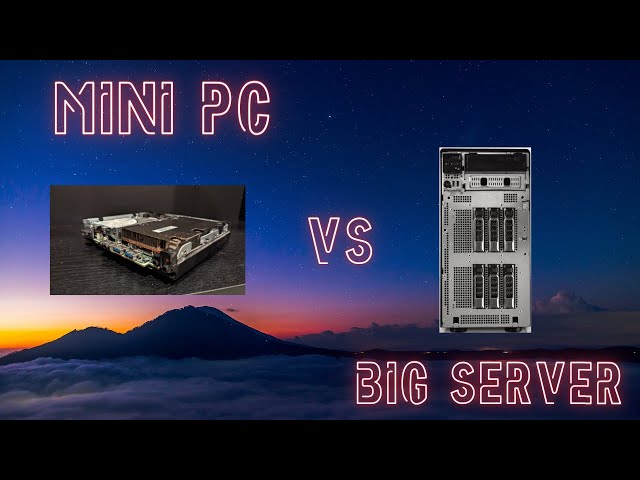 Big Server vs Little Computer #virtualization #proxmox #dell #hp #minipc