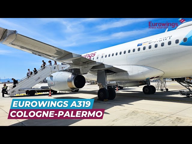 TRIP REPORT / First time at Sicilia! / Cologne Bonn to Palermo / Eurowings Airbus A319