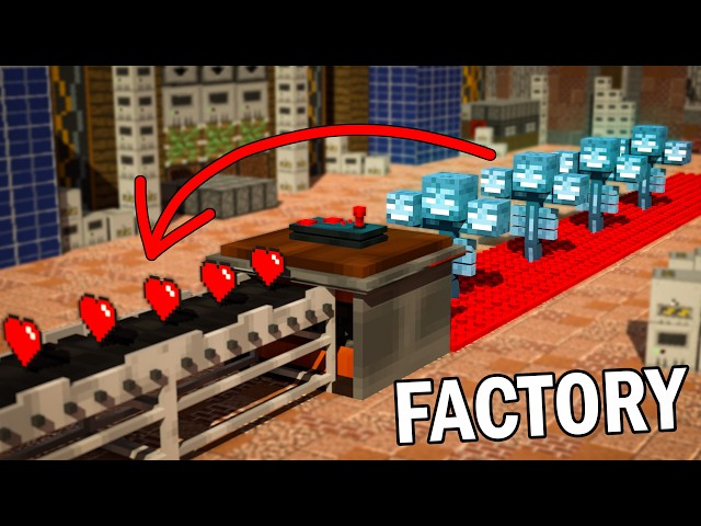 I Built An Unlimited Wither Factory In Minecraft