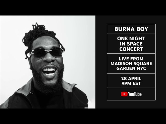 Watch Burna's Madison Square Garden Show Live On Youtube!