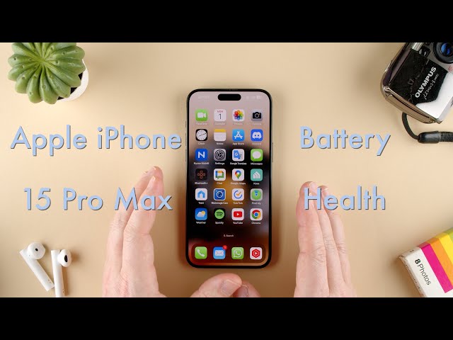 How to Check the Battery Health on the Apple iPhone 15 || Apple iPhone 15 Pro Max