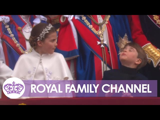 Cheeky Prince Louis up to Mischief on Palace Balcony
