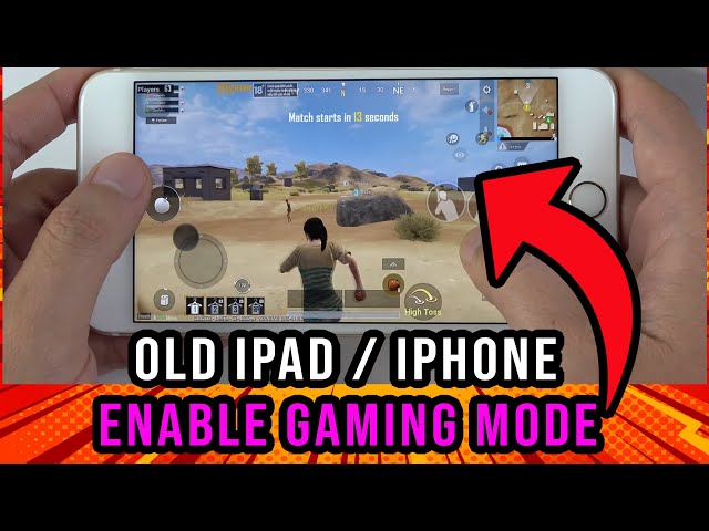 How to Enable Game Mode on Old iPad iPhone | Fix Game Lag iPad iPhone