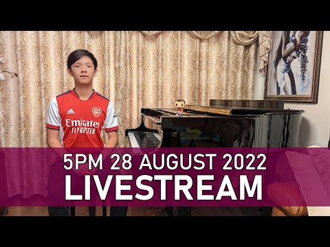 Sunday Piano Livestream 5PM - Clair de Lune & Arsenal Songs! | Cole Lam 15 Years Old