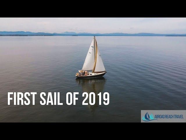 First Sail on Lake Champlain 2019