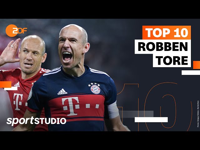 Top 10 Bundesliga-Tore von Arjen Robben | sportstudio