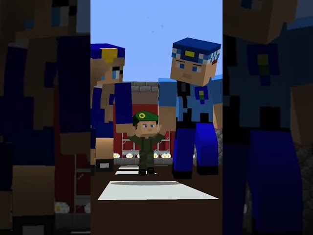 KEREM COMMISSIONER IS SHOOTED! 😢😭 - Minecraft #shorts