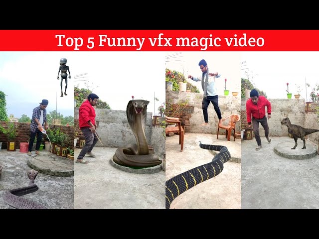 30 Jan | Top 5 Nagin snake vfx funny magic video | viral magic video | Ayan mechanic