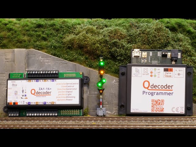 Komplexe Modellbahn-Lichtsignale einfach schalten. Mit Qdecoder und Rztec!