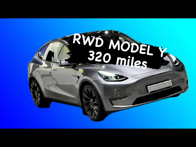 Breaking: New Model Y, RWD, 320 Miles Range