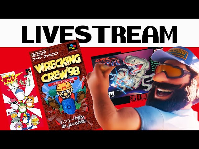 Wrecking Crew '98, Super R-Type, & More Are OUT NOW! - Switch Online LIVESTREAM
