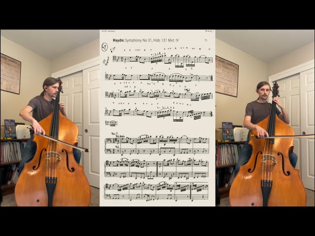 Double Bass Excerpt: Haydn 31 "Hornsignal" Bass Solo