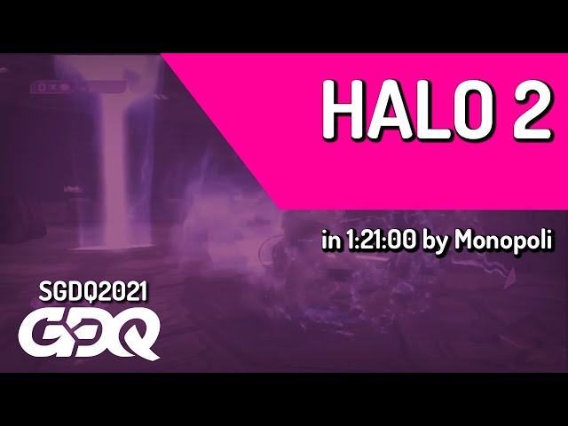 Halo 2 by Monopoli in 1:21:00 - Summer Games Done Quick 2021 Online