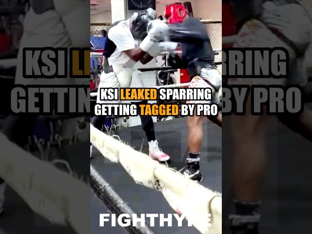 KSI NEW SPARRING LEAK; GETTING TAGGED BY PRO BOXER TRAINING FOR JOE FOURNIER CLASH
