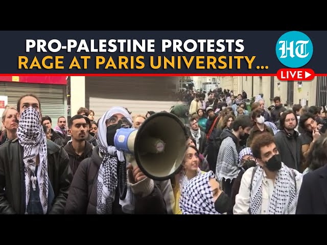 LIVE | After U.S., Now Pro-Palestinian Students Protest At Elite Paris University
