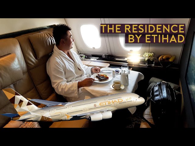 Most Luxurious Flight - The Residence by Etihad A380 Abu Dhabi to Paris