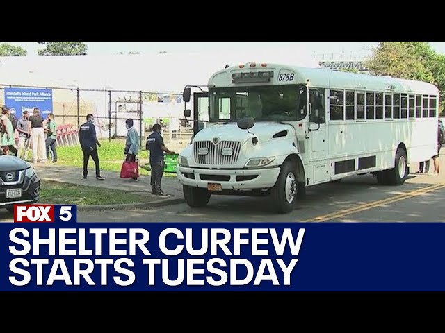 NYC migrant crisis: Shelter curfew starts Tuesday