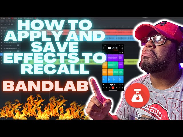 How to Apply and save effects in bandlab
