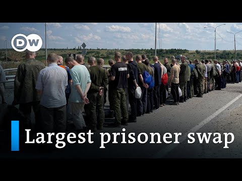 144 Ukrainian soldiers released by Russian separatists | DW News