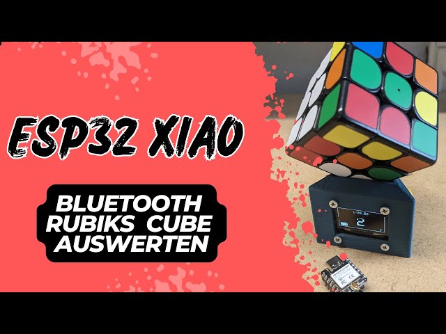 Bluetooth Rubiks Cube mit ESP32 auswerten