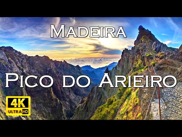 Madeira • Vereda do Arieiro • Mountains above the clouds  4K