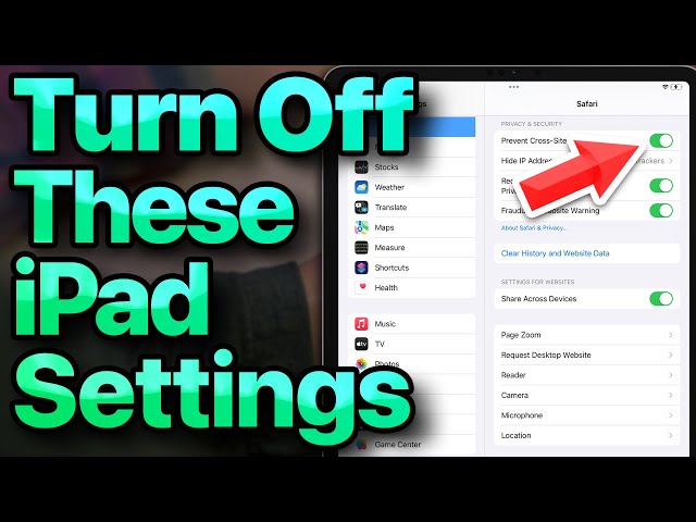 20 iPad Settings You Need To TURN OFF Now [2023]