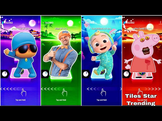 Pocóyo 🆚 Blippi 🆚 Cocomelon 🆚 Peepa Pig .🎶 Who Is Best?